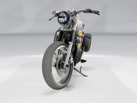 Triumph Bonneville Model 3D