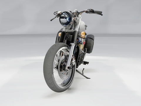 Triumph Bonneville 3D Model