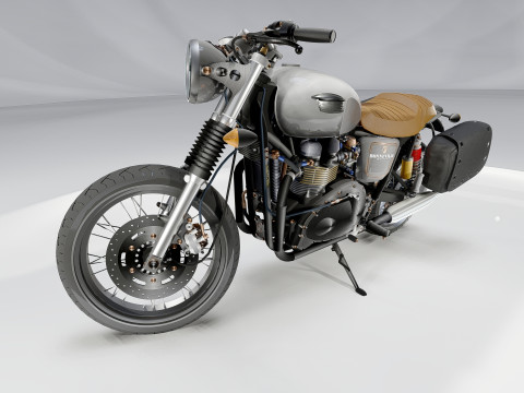 Triumph Bonneville Model 3D