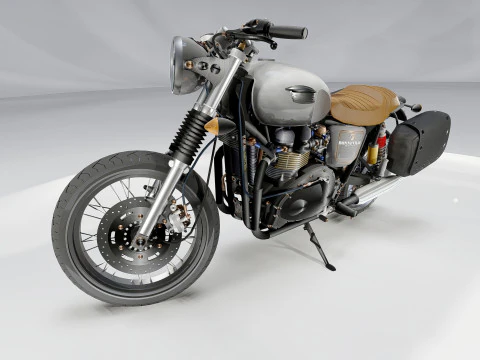 Triumph Bonneville 3D Model