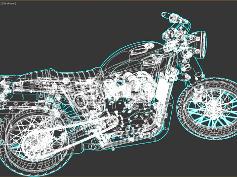 Triumph Bonneville 3D Model