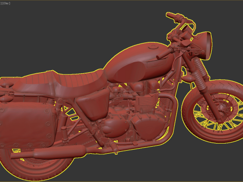 Triumph Bonneville Model 3D