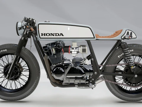 Honda CB750 3D Model