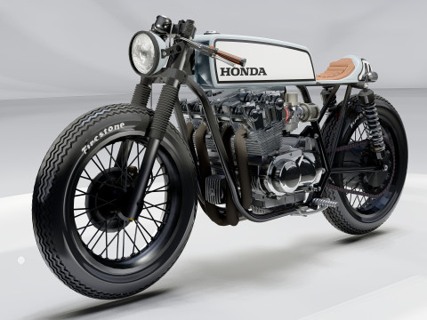 Honda CB750 3D-Modell
