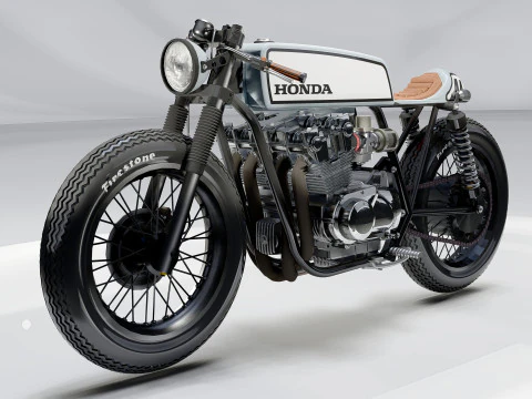 Honda CB750 3D Model