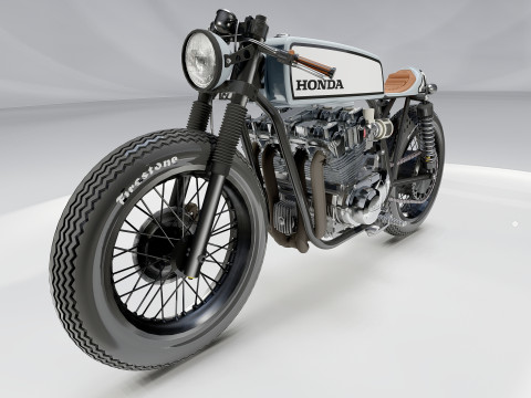 Honda CB750 3D-Modell