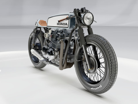 Honda CB750 3D-Modell