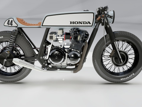 Honda CB750 3D-Modell