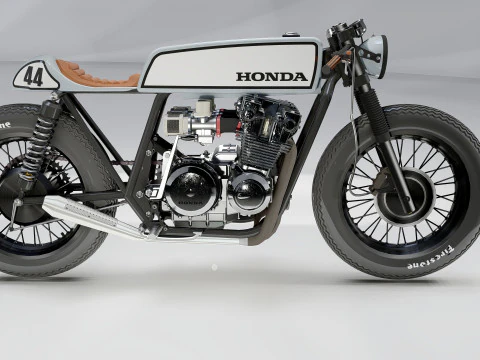 Honda CB750 3D Model