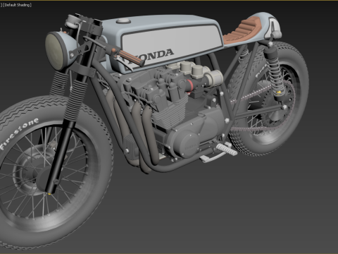 Honda CB750 3D-Modell