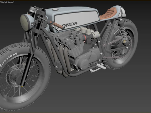 Honda CB750 3D Model
