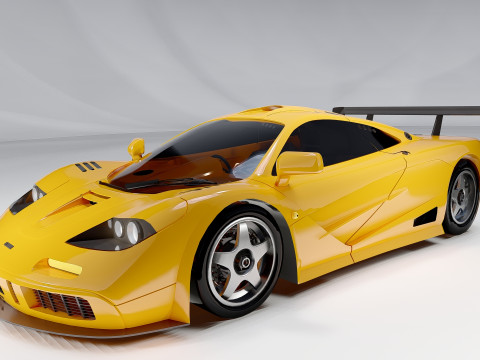 McLaren F1 1994 3D Модель