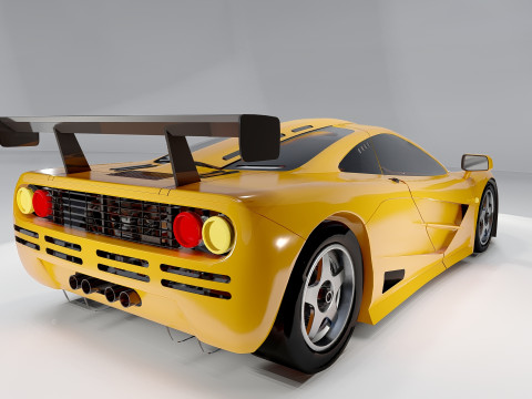 McLaren F1 1994 3D Модель