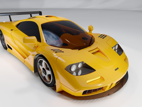 McLaren F1 1994 3D Модель