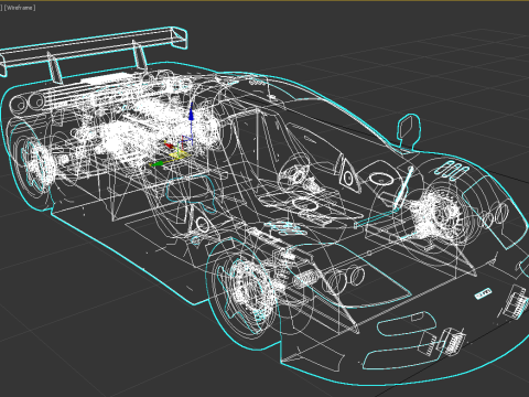 McLaren F1 1994 3D Модель