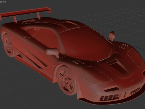 McLaren F1 1994 3D Модель
