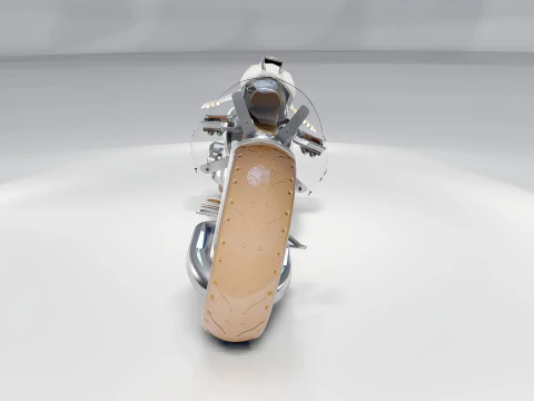 Futuristic Motorcycle 2 3D Model
