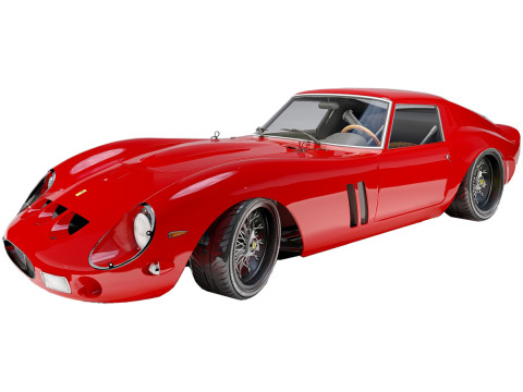Ferrari 250 GTO With Interior Modelo 3D