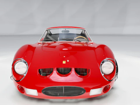 Ferrari 250 GTO With Interior 3D Model