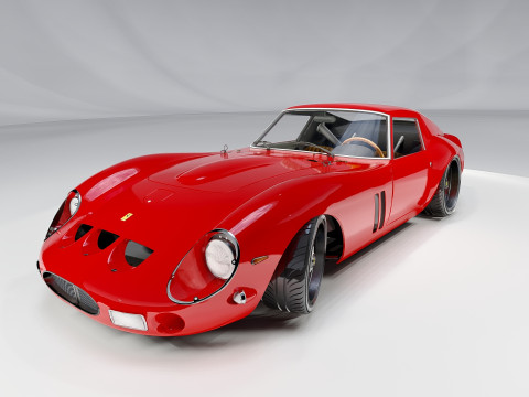 Ferrari 250 GTO With Interior 3Dモデル