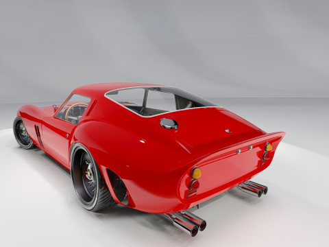 Ferrari 250 GTO With Interior 3Dモデル