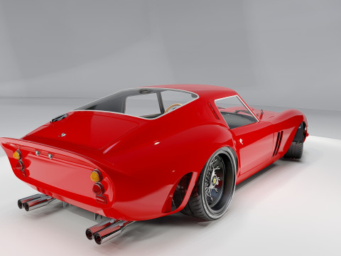 Ferrari 250 GTO With Interior 3Dモデル