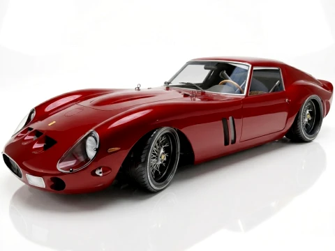 Ferrari 250 GTO With Interior 3D Model