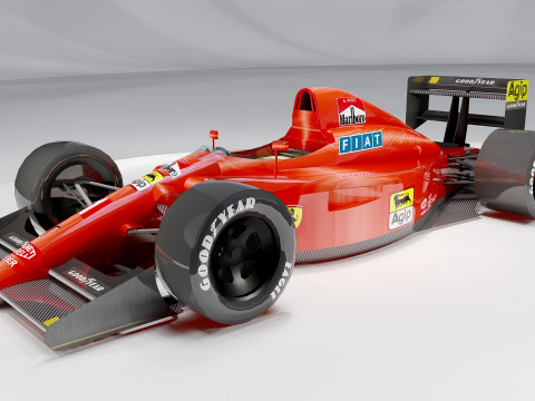 Ferrari F1 F641 3D Model