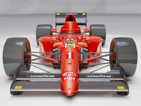 Ferrari F1 F641 3D Model