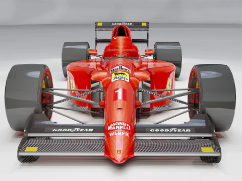 Ferrari F1 F641 3D Model