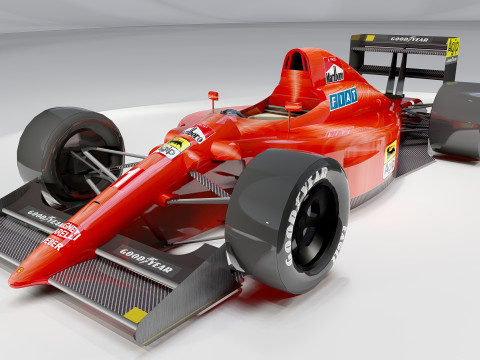 Ferrari F1 F641 3D Model
