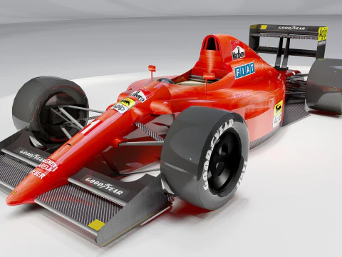 Ferrari F1 F641 3D Model