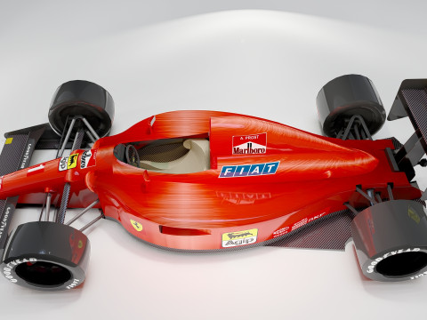 Ferrari F1 F641 3D Model