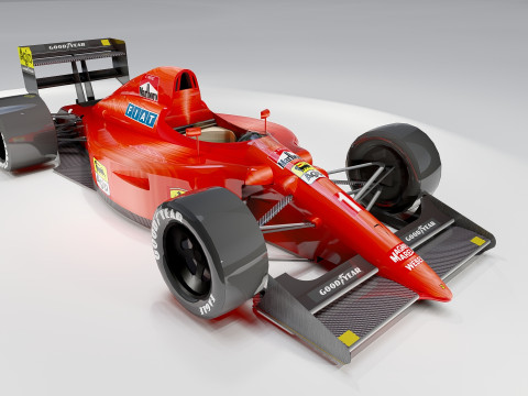 Ferrari F1 F641 3D Model