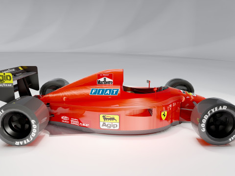 Ferrari F1 F641 3D Model