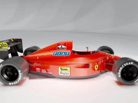 Ferrari F1 F641 3D Model