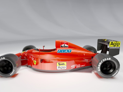 Ferrari F1 F641 3D Model