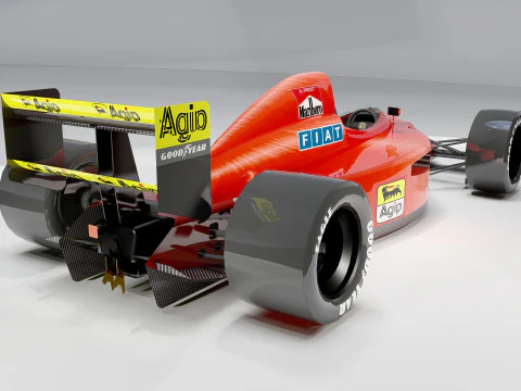 Ferrari F1 F641 3D Model