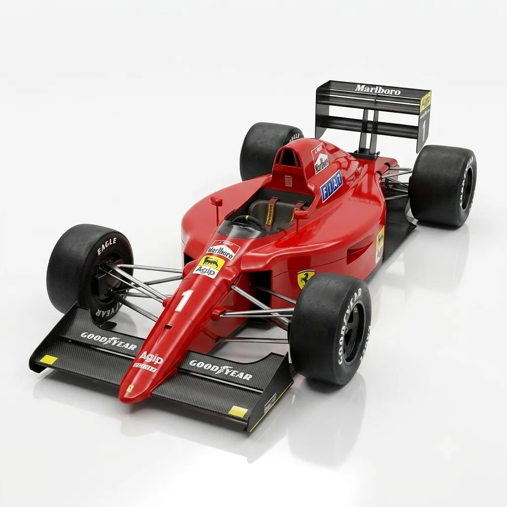 Ferrari F1 F641 3D Model .c4d .max .obj .3ds .fbx .stl .blend 