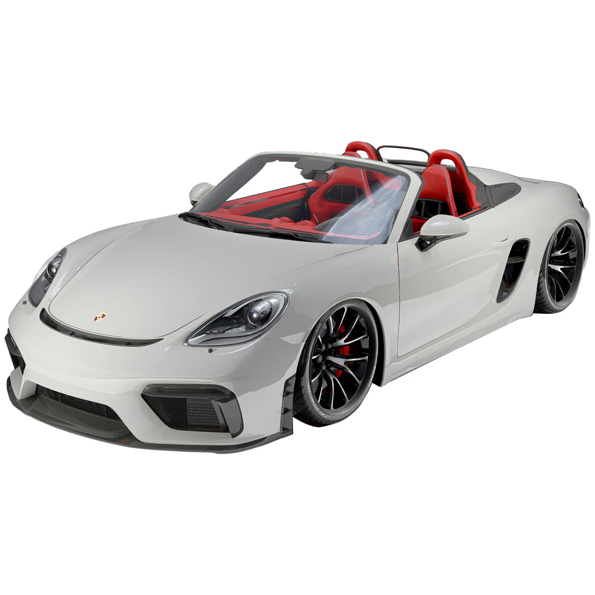 Porsche 718 Boxster Spyder 3D Model .c4d .max .obj .3ds .fbx .stl .blend