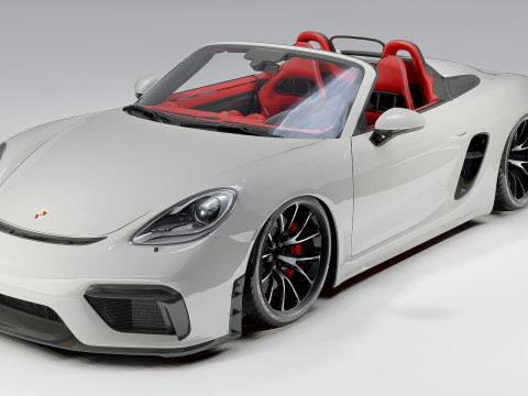 Porsche 718 Boxster Spyder 3D Model