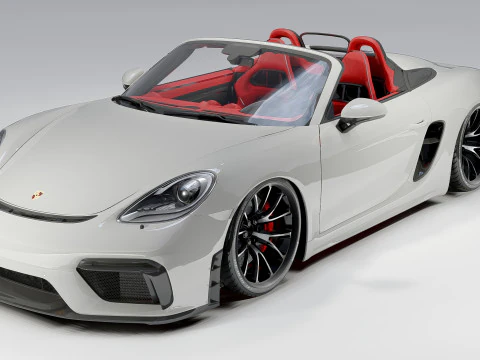 Porsche 718 Boxster Spyder 3D Model