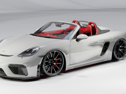 Porsche 718 Boxster Spyder 3D Model
