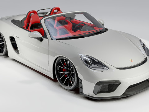 Porsche 718 Boxster Spyder 3D Model