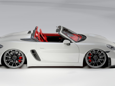 Porsche 718 Boxster Spyder 3D Model