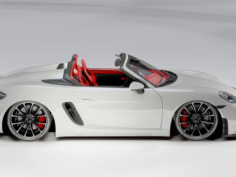 Porsche 718 Boxster Spyder 3D Model