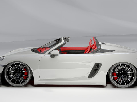 Porsche 718 Boxster Spyder 3D Model