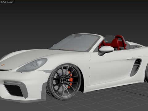 Porsche 718 Boxster Spyder 3D Model