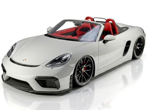 ポルシェ 718 ボクスター スパイダー 3Dモデル