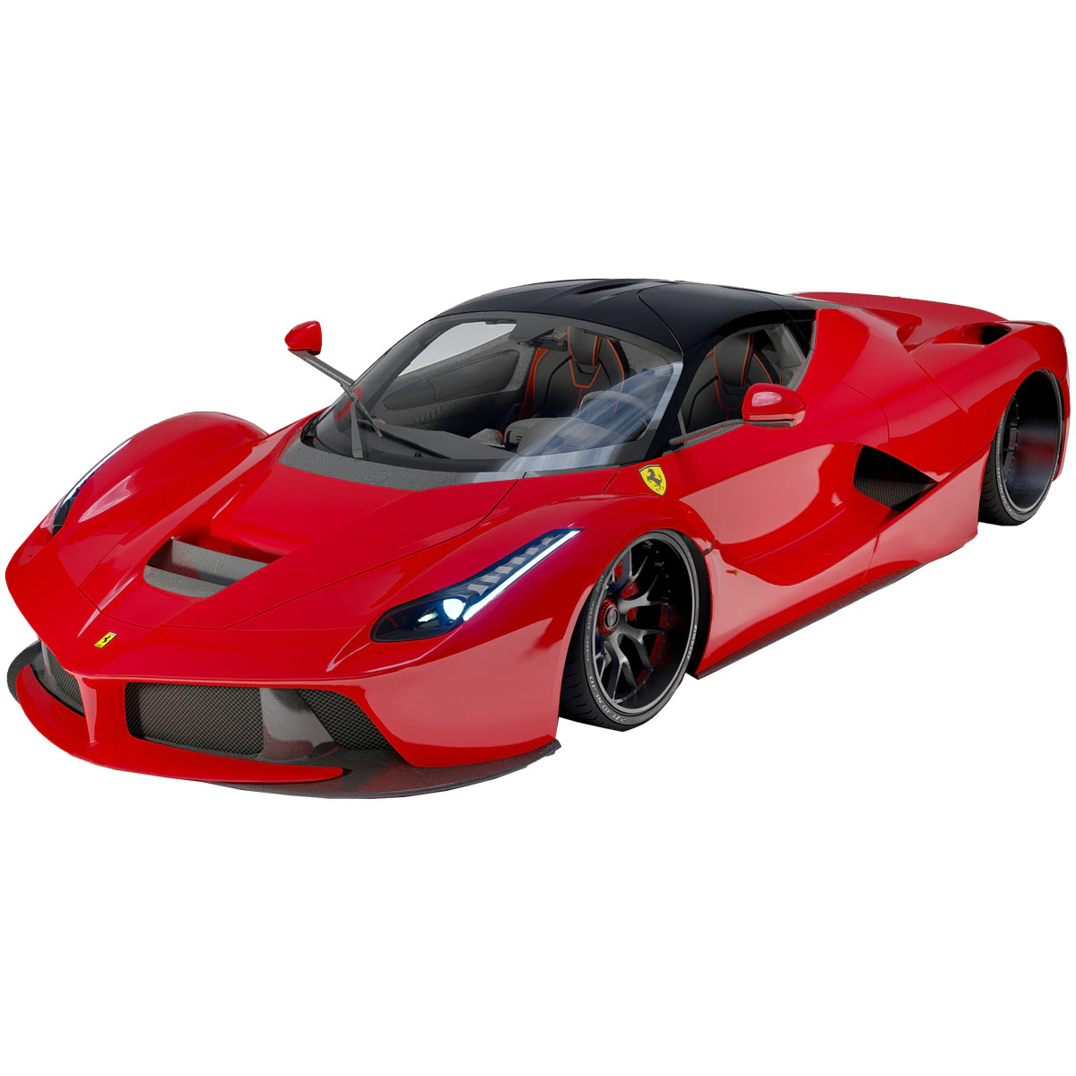 Ferrari La Ferrari 1 3D Model .c4d .max .obj .3ds .fbx .stl .blend